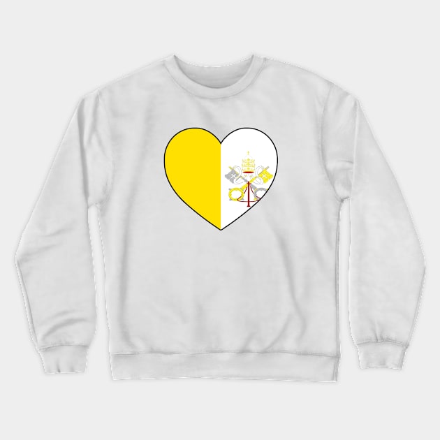 Heart - Holy See Crewneck Sweatshirt by Tridaak